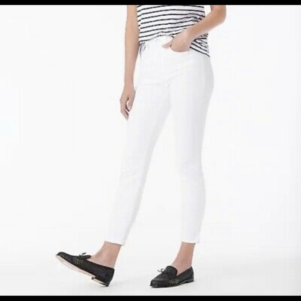 J Crew  8”Toothpick Skinny Jeans Size 27
